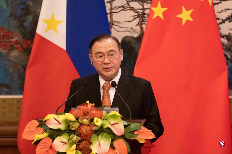 2019年3月20日,菲律宾外长洛钦在北京钓鱼台国宾馆举行的新闻