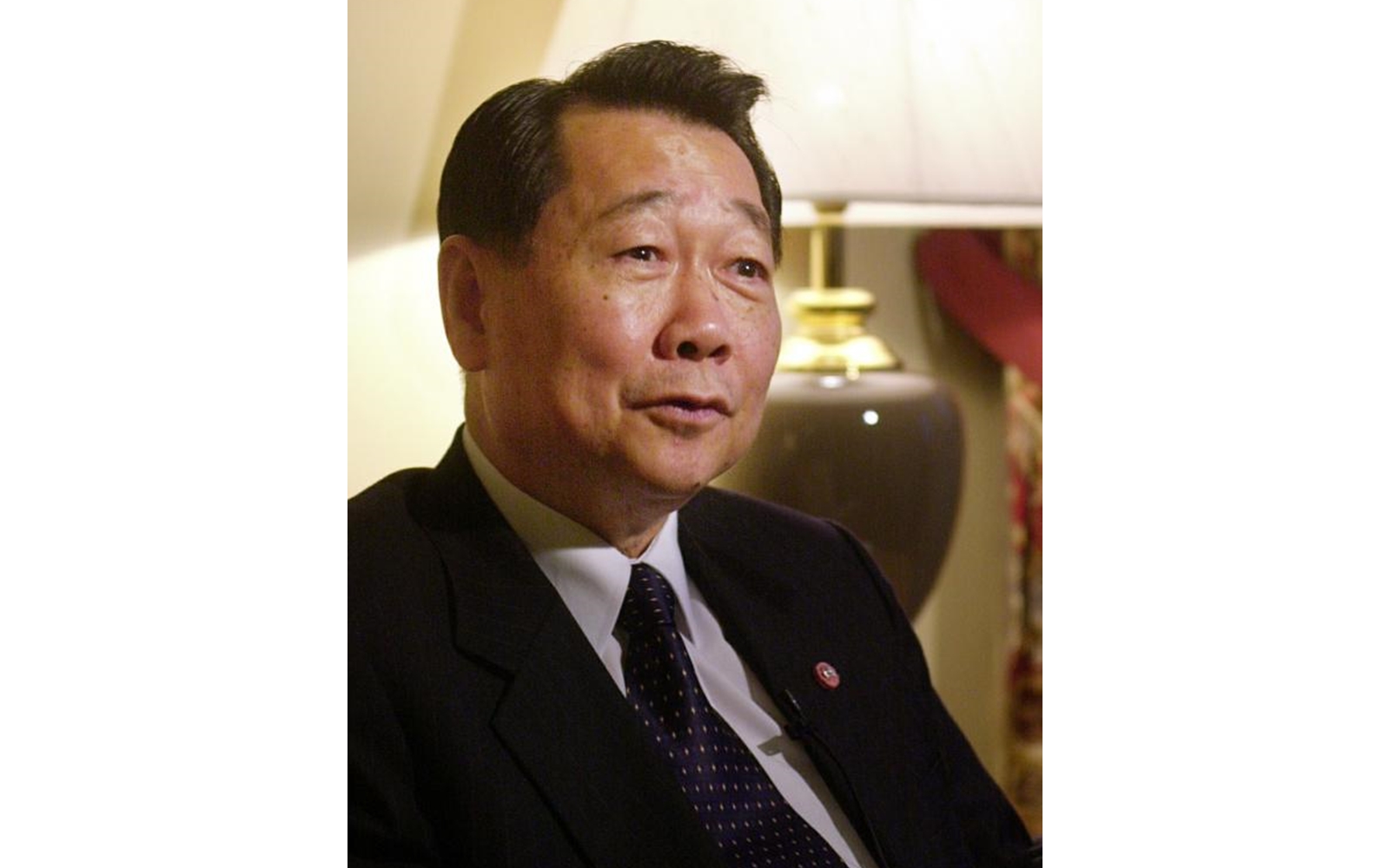 谢国民是泰国著名华人企业家,现任正大集团董事长(档案照片)