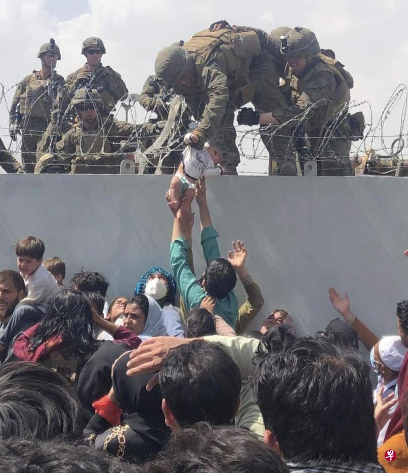 美国阿富汗难民图片