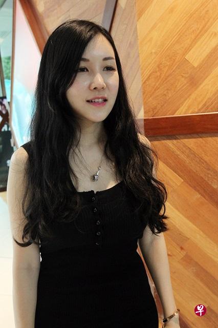 孙艺嘉申诉多次遭男友打,如今决定分手.(饶进礼/摄)