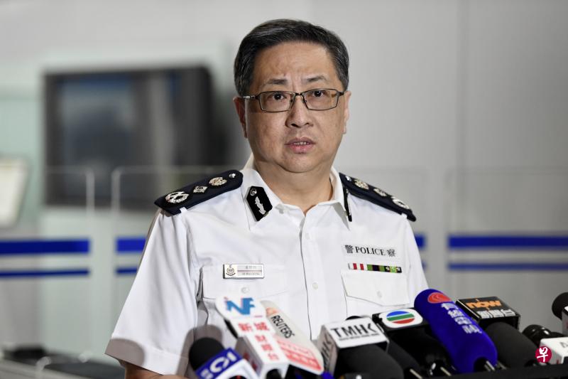 香港警务处处长卢伟聪昨天对媒体说,警察开枪合法合理(中新社)