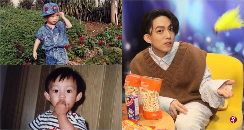 左图为林宥嘉儿时的照片(吴伟国摄,华研提供)