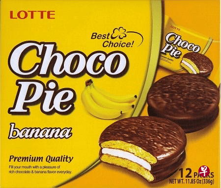 韩国乐天集团(lotte)品牌的香蕉巧克力派(choco pie banana)因未申报