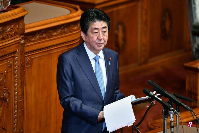 日本首相安倍晋三(法新社档案照片)