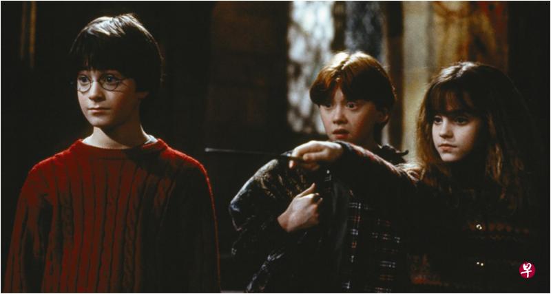 《哈利波特》童星丹尼尔(左起),鲁伯与艾玛(档案照)