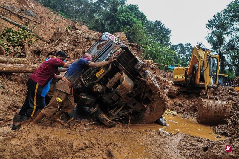 印度喀拉拉邦洪灾致至少22人丧命 